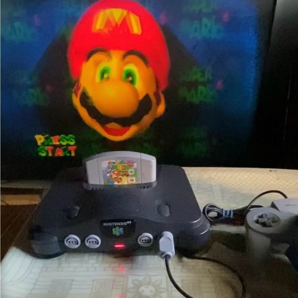 Nintendo 64 Auth Console Bundle Mario 64 MK Killer Instinct NFL Tested Working